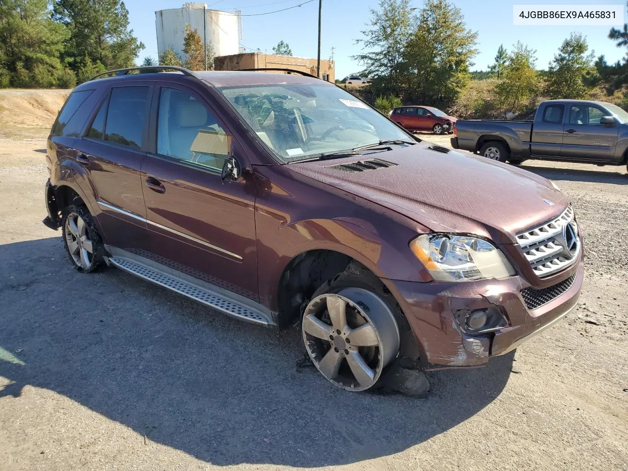 2009 Mercedes-Benz Ml 350 VIN: 4JGBB86EX9A465831 Lot: 75929974