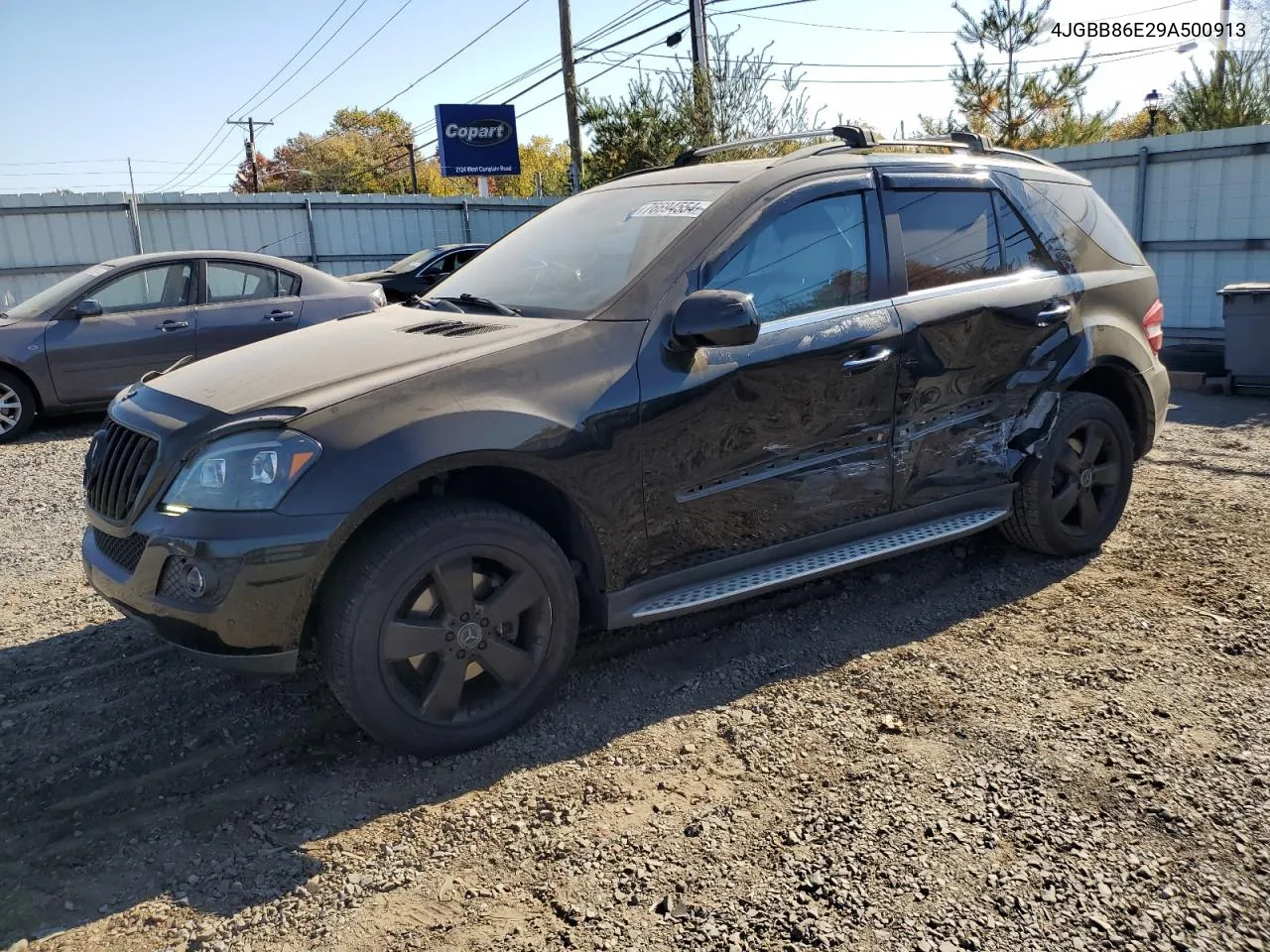 2009 Mercedes-Benz Ml 350 VIN: 4JGBB86E29A500913 Lot: 76694554