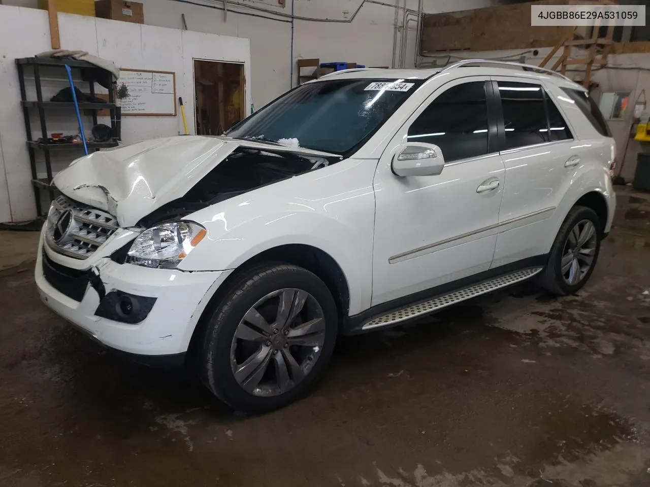 2009 Mercedes-Benz Ml 350 VIN: 4JGBB86E29A531059 Lot: 78829954