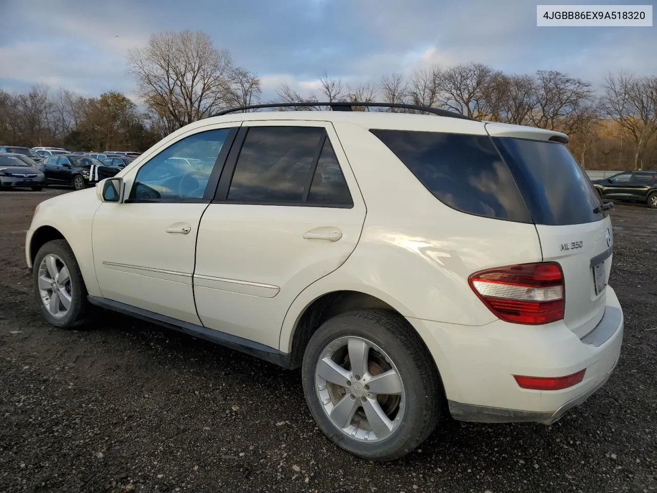 2009 Mercedes-Benz Ml 350 VIN: 4JGBB86EX9A518320 Lot: 80144234