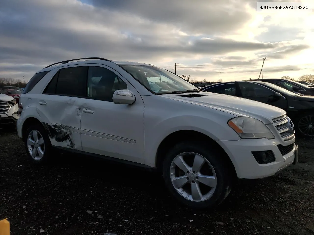 2009 Mercedes-Benz Ml 350 VIN: 4JGBB86EX9A518320 Lot: 80144234