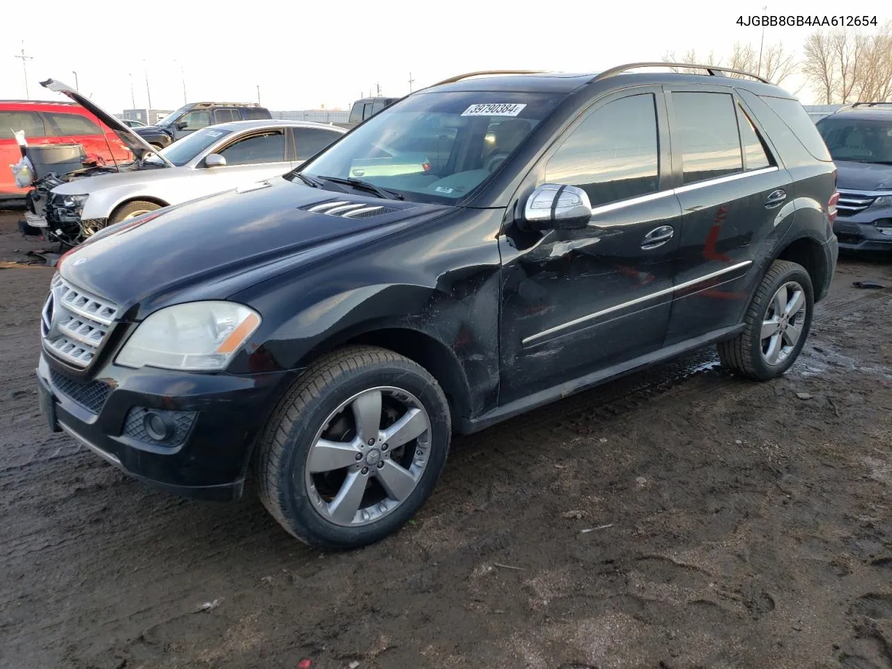 2010 Mercedes-Benz Ml 350 4Matic VIN: 4JGBB8GB4AA612654 Lot: 39790384