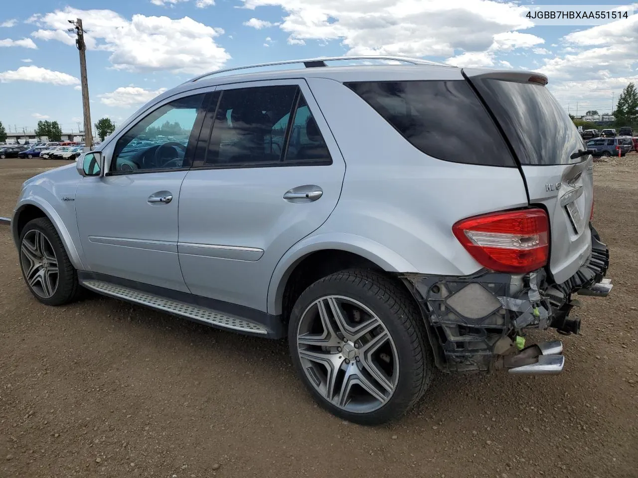 2010 Mercedes-Benz Ml 63 Amg VIN: 4JGBB7HBXAA551514 Lot: 58136524