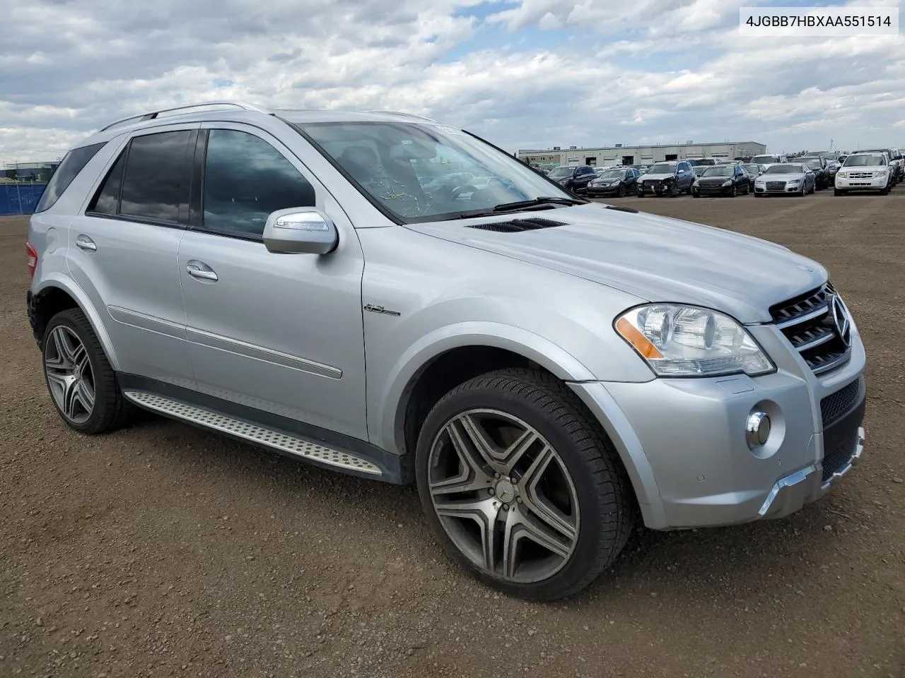 2010 Mercedes-Benz Ml 63 Amg VIN: 4JGBB7HBXAA551514 Lot: 58136524