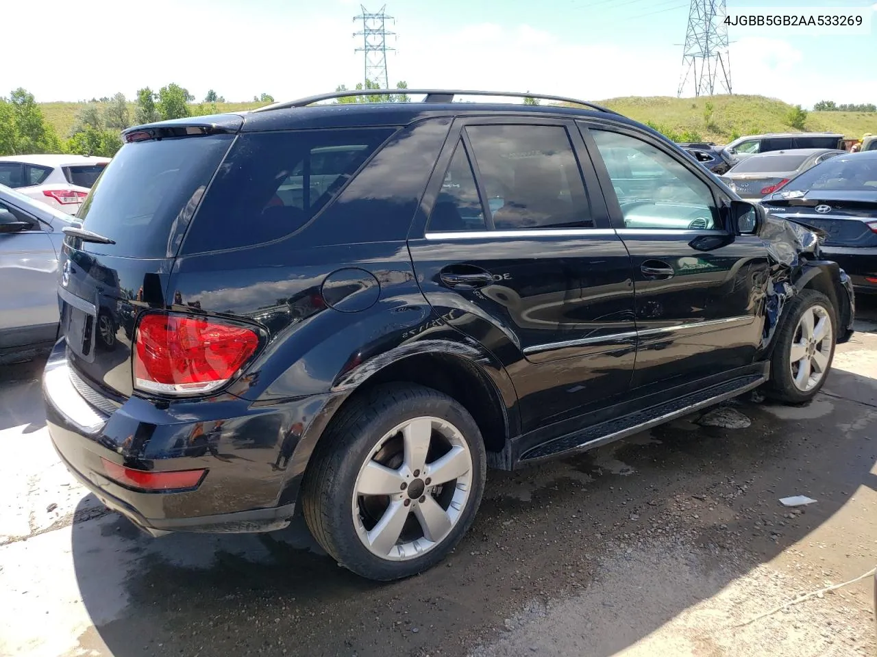 2010 Mercedes-Benz Ml 350 VIN: 4JGBB5GB2AA533269 Lot: 58528073