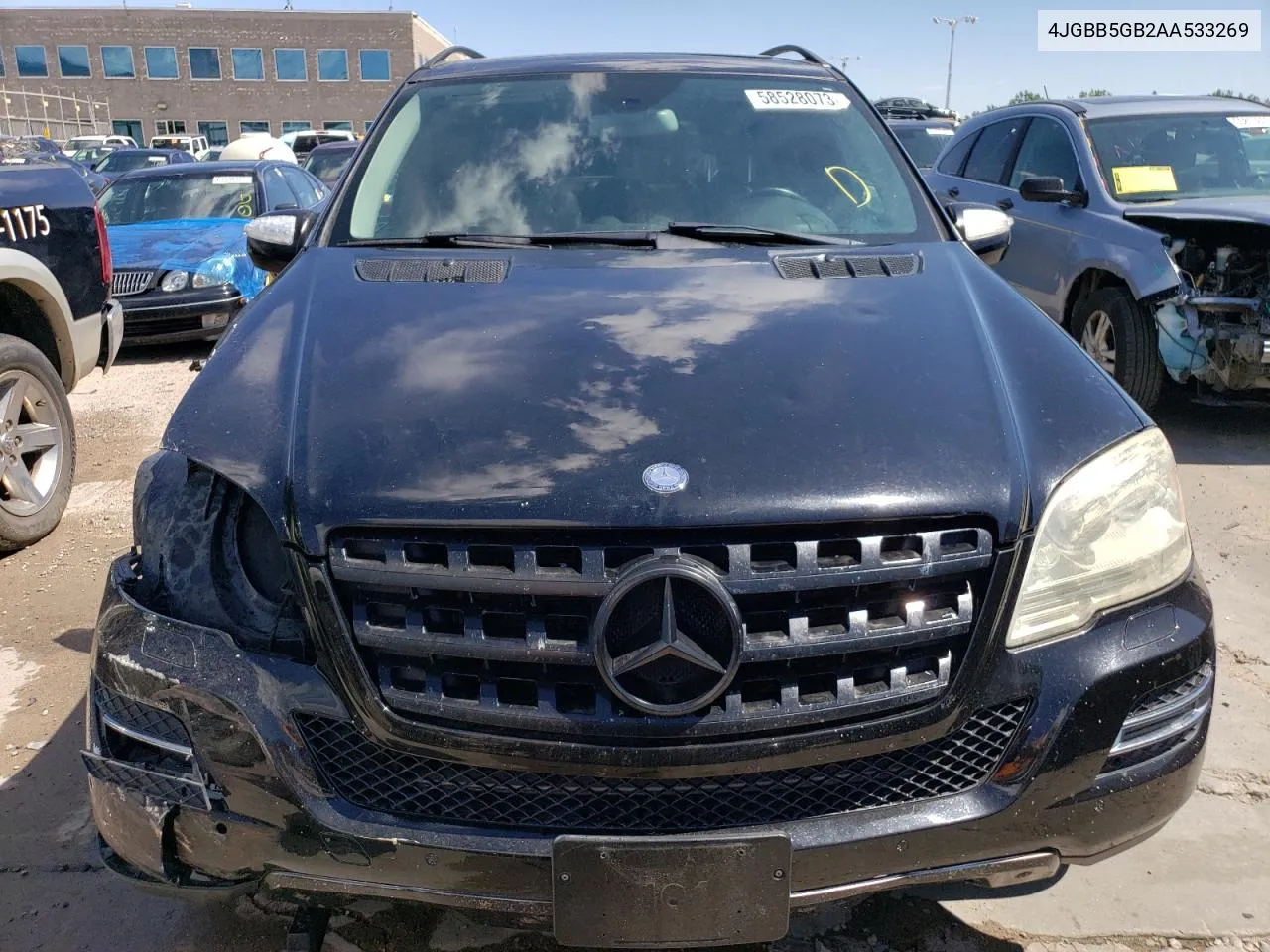 2010 Mercedes-Benz Ml 350 VIN: 4JGBB5GB2AA533269 Lot: 58528073