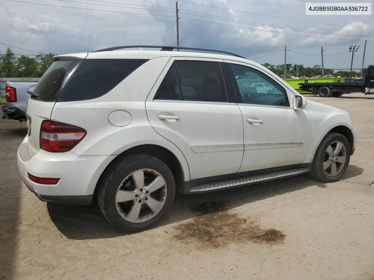 2010 Mercedes-Benz Ml 350 VIN: 4JGBB5GB0AA536722 Lot: 67255104