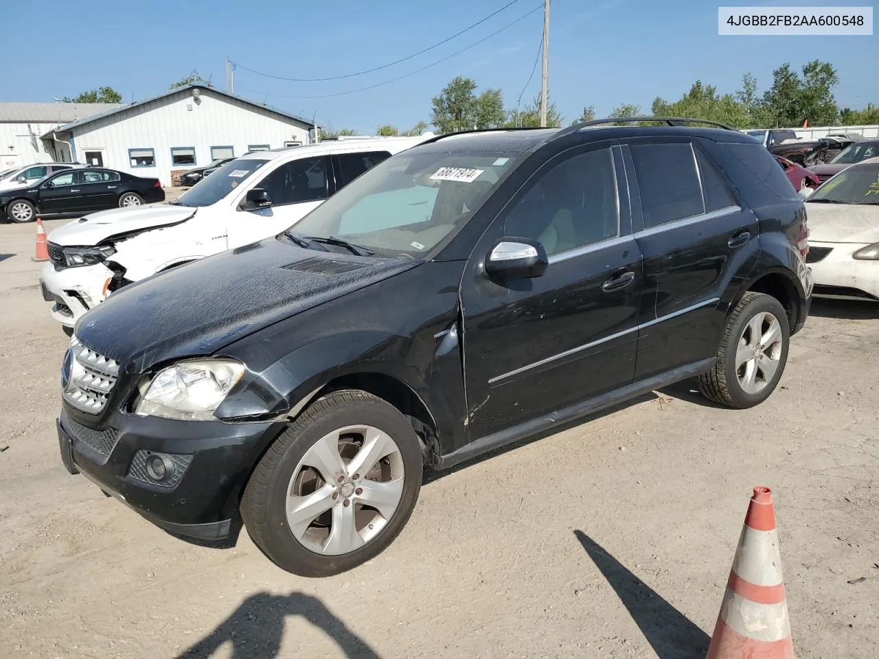 2010 Mercedes-Benz Ml 350 Bluetec VIN: 4JGBB2FB2AA600548 Lot: 68671974