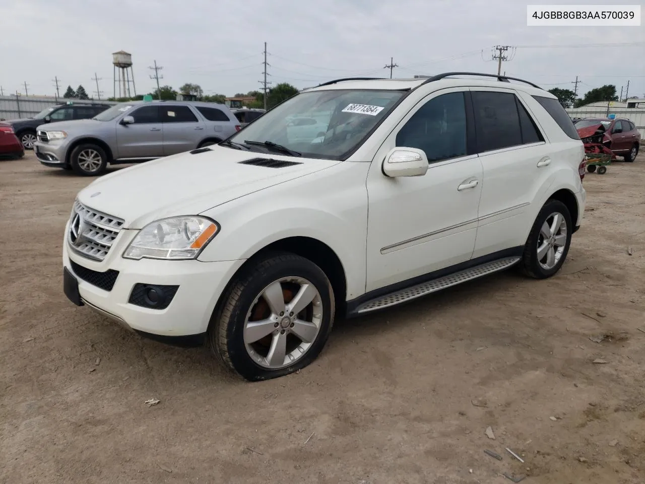 2010 Mercedes-Benz Ml 350 4Matic VIN: 4JGBB8GB3AA570039 Lot: 68771364