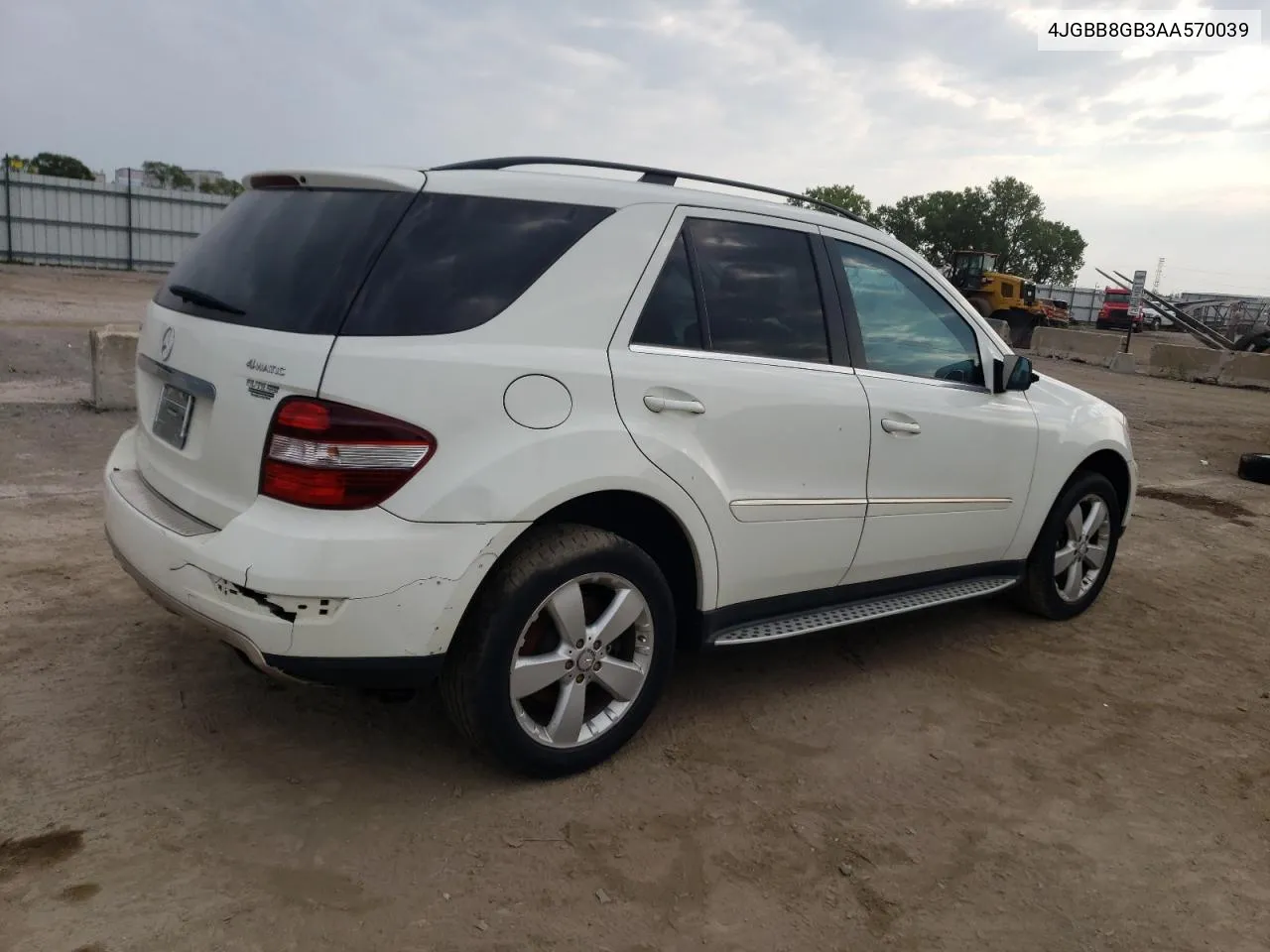 2010 Mercedes-Benz Ml 350 4Matic VIN: 4JGBB8GB3AA570039 Lot: 68771364