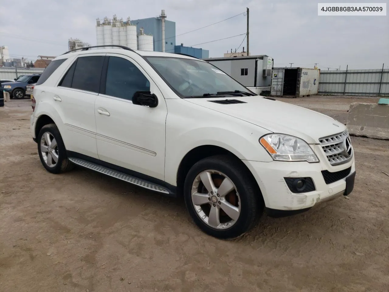 2010 Mercedes-Benz Ml 350 4Matic VIN: 4JGBB8GB3AA570039 Lot: 68771364