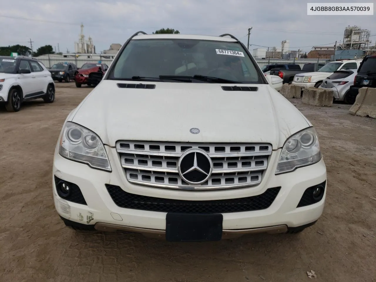 2010 Mercedes-Benz Ml 350 4Matic VIN: 4JGBB8GB3AA570039 Lot: 68771364