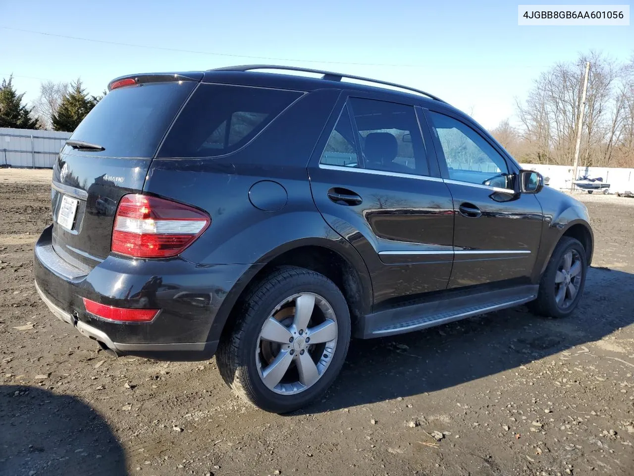 2010 Mercedes-Benz Ml 350 4Matic VIN: 4JGBB8GB6AA601056 Lot: 69086754