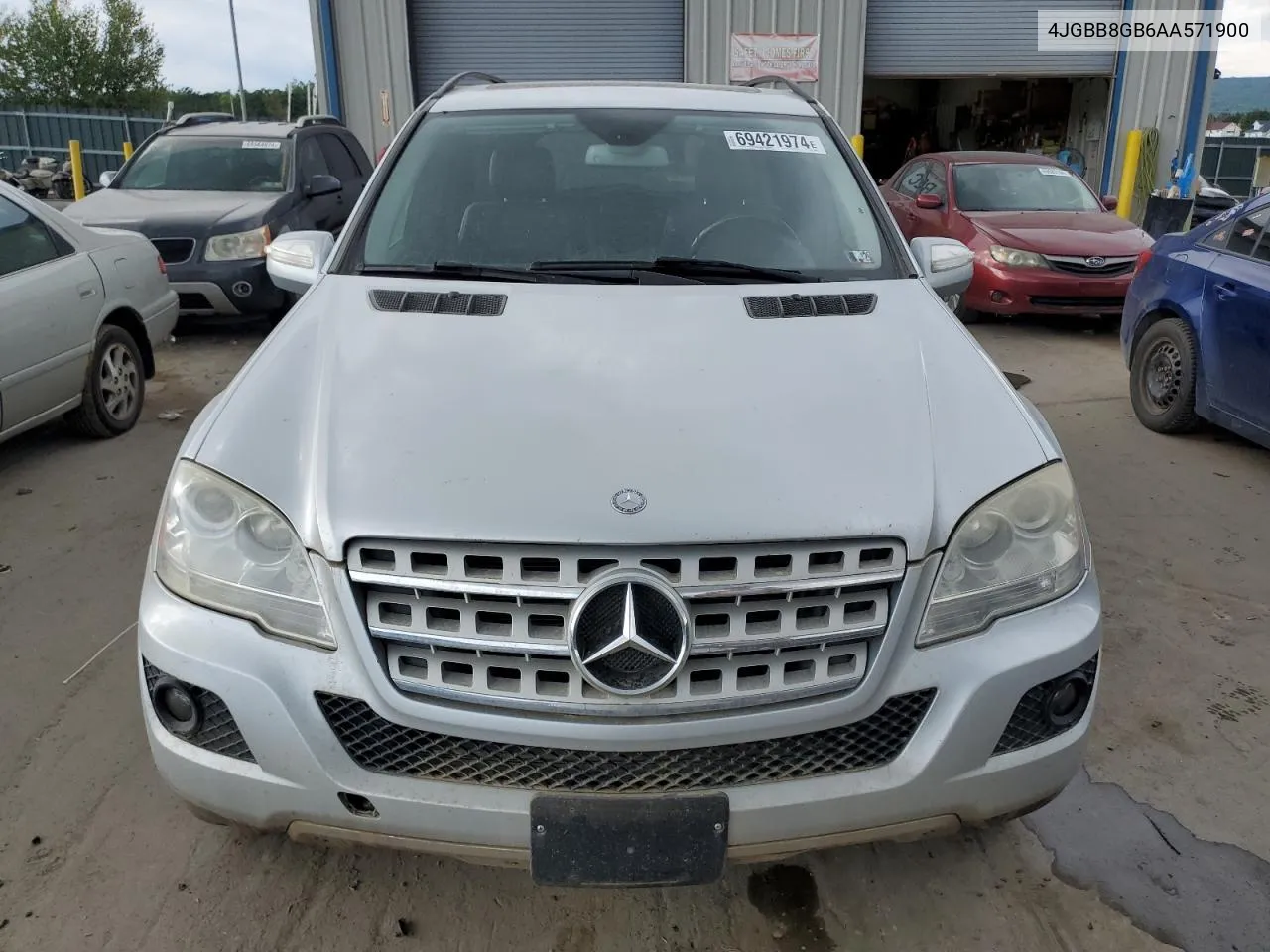 2010 Mercedes-Benz Ml 350 4Matic VIN: 4JGBB8GB6AA571900 Lot: 69421974