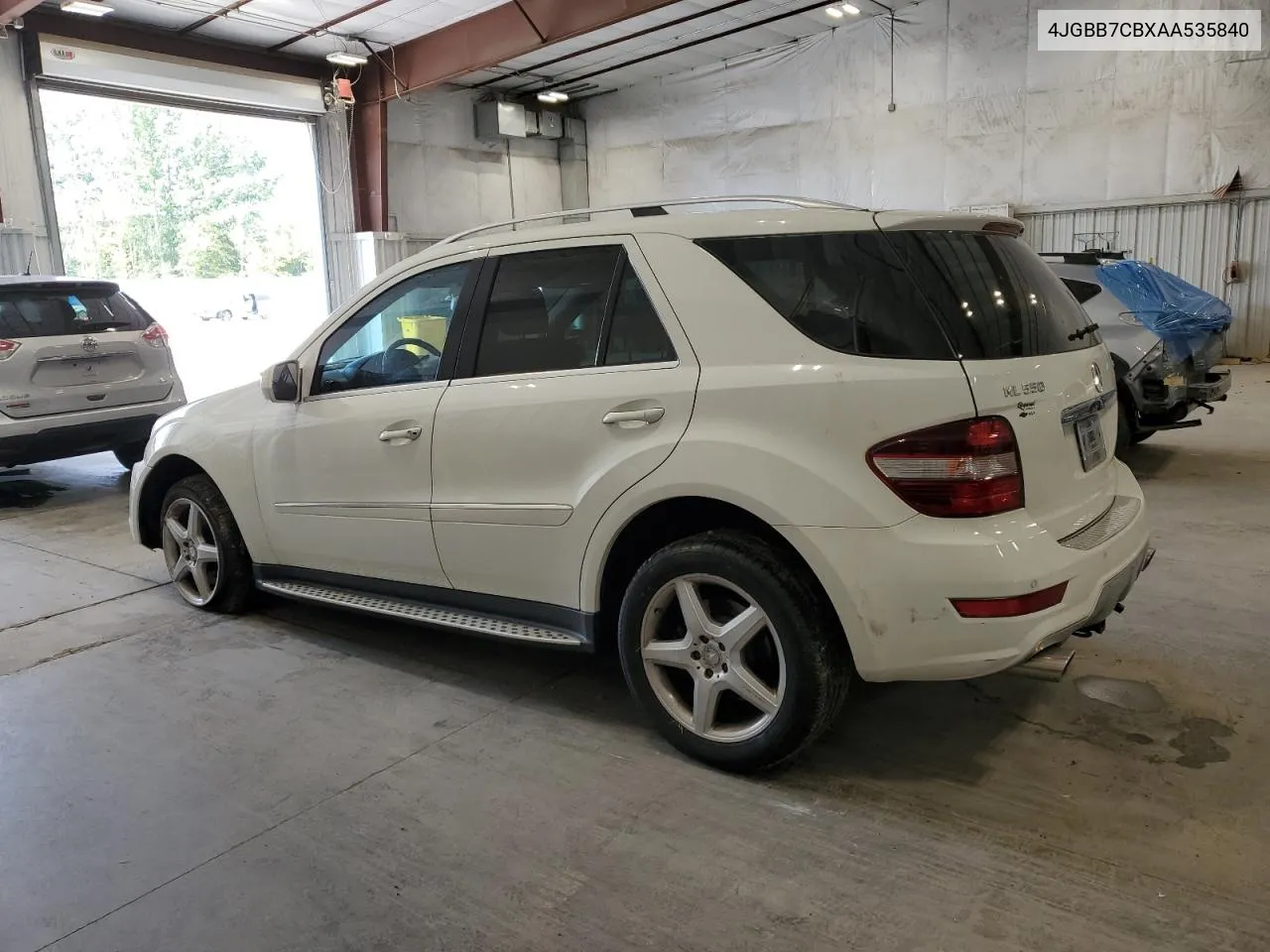 2010 Mercedes-Benz Ml 550 4Matic VIN: 4JGBB7CBXAA535840 Lot: 69660384