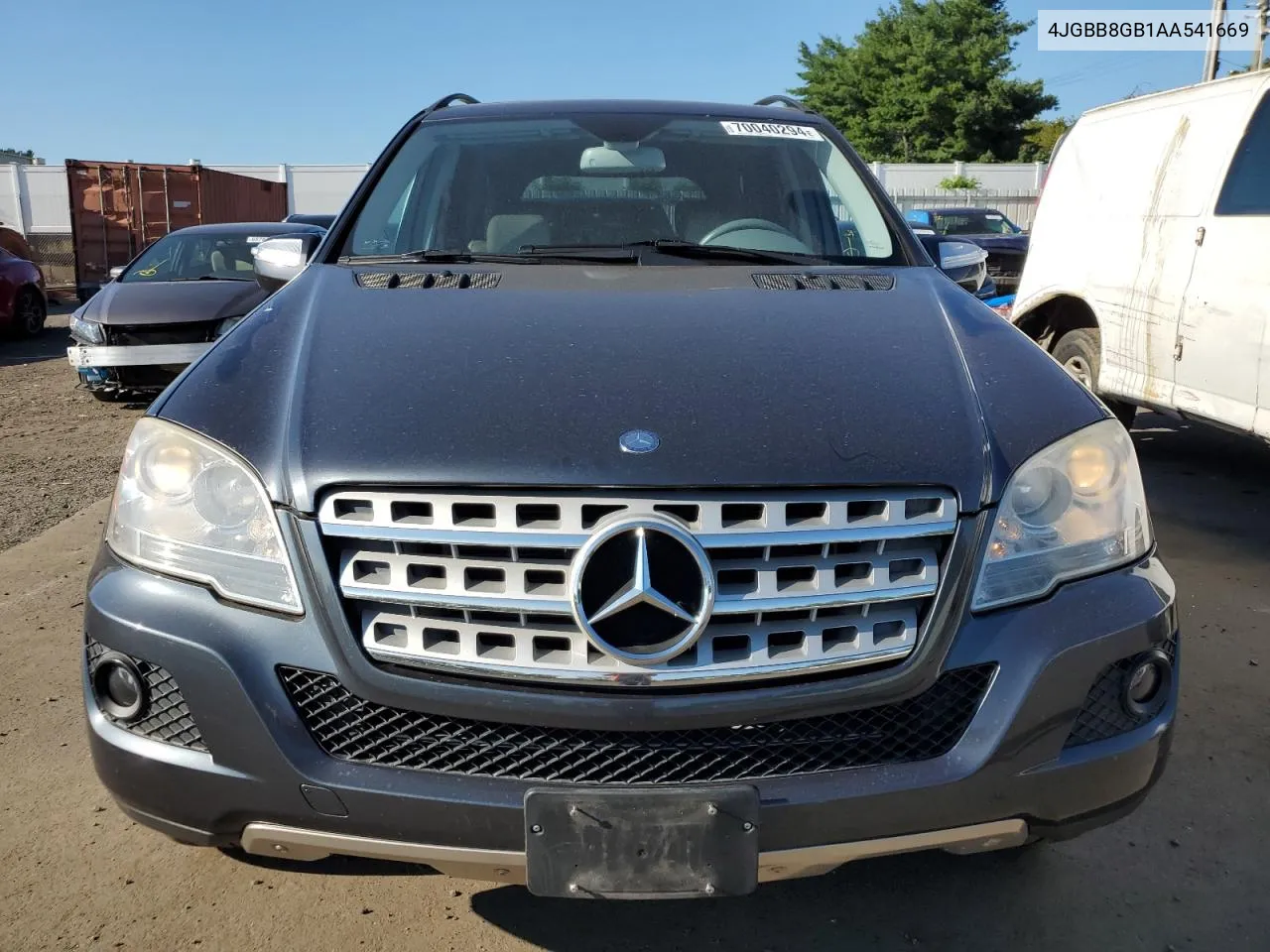 2010 Mercedes-Benz Ml 350 4Matic VIN: 4JGBB8GB1AA541669 Lot: 70040294