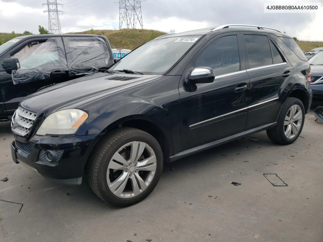 2010 Mercedes-Benz Ml 350 4Matic VIN: 4JGBB8GB0AA610500 Lot: 70815234