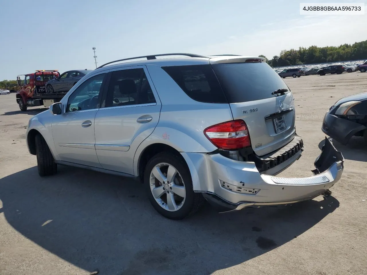 2010 Mercedes-Benz Ml 350 4Matic VIN: 4JGBB8GB6AA596733 Lot: 71673894