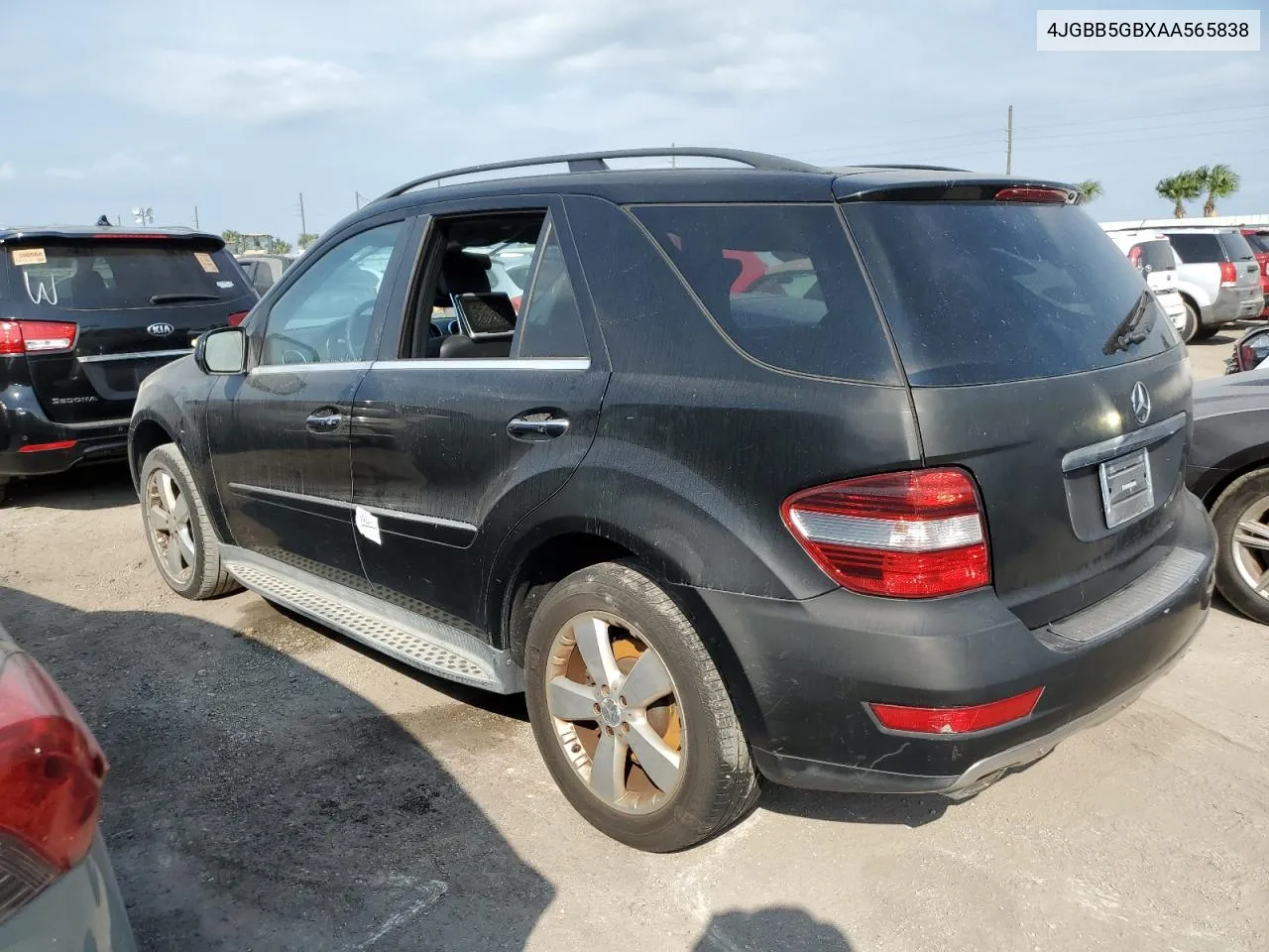 2010 Mercedes-Benz Ml 350 VIN: 4JGBB5GBXAA565838 Lot: 74120384