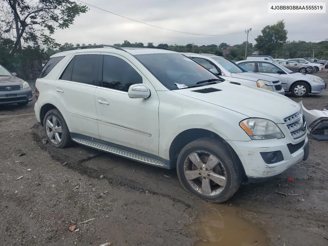 2010 Mercedes-Benz Ml 350 4Matic VIN: 4JGBB8GB8AA555519 Lot: 74228084