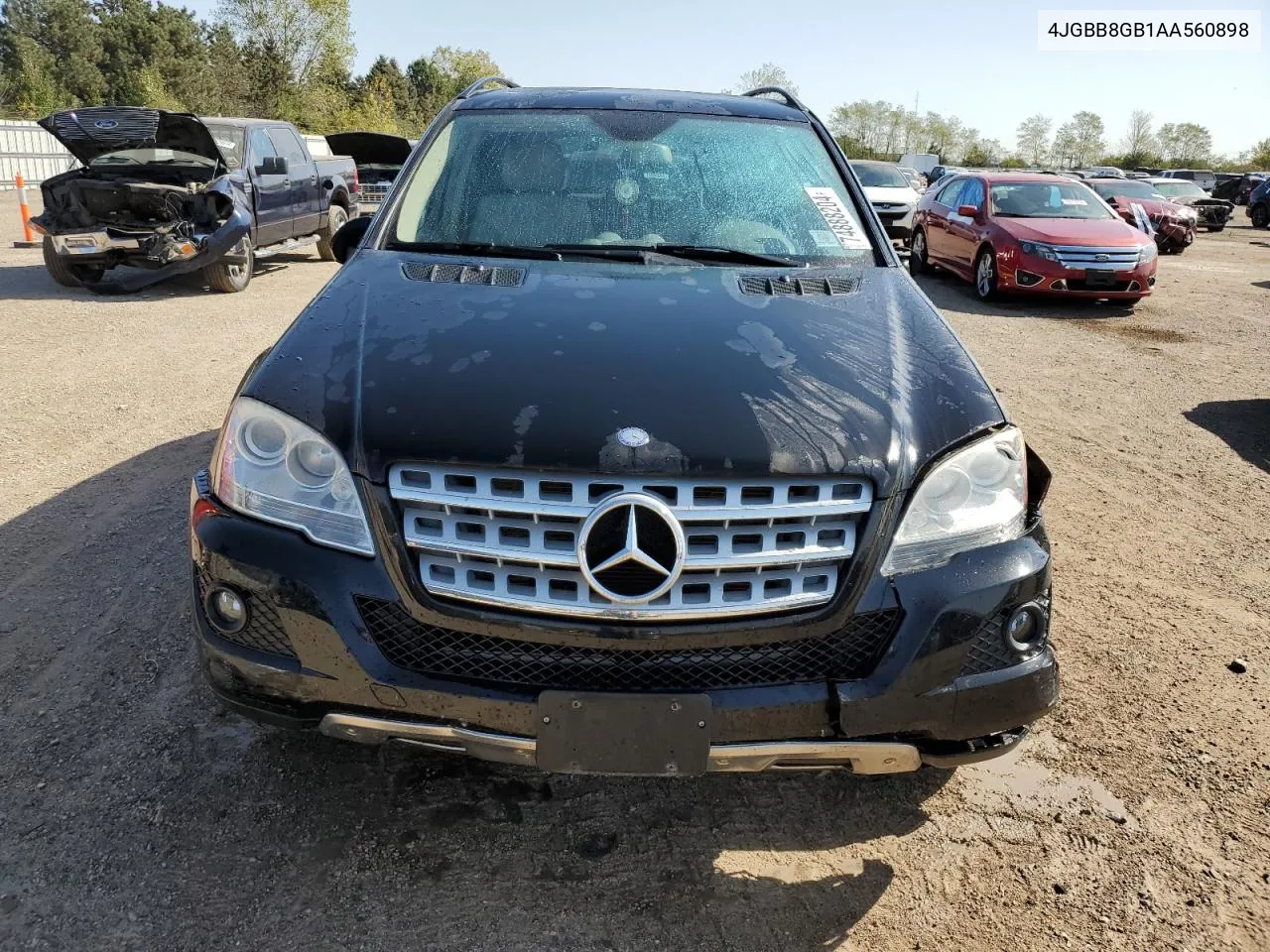 2010 Mercedes-Benz Ml 350 4Matic VIN: 4JGBB8GB1AA560898 Lot: 74888204