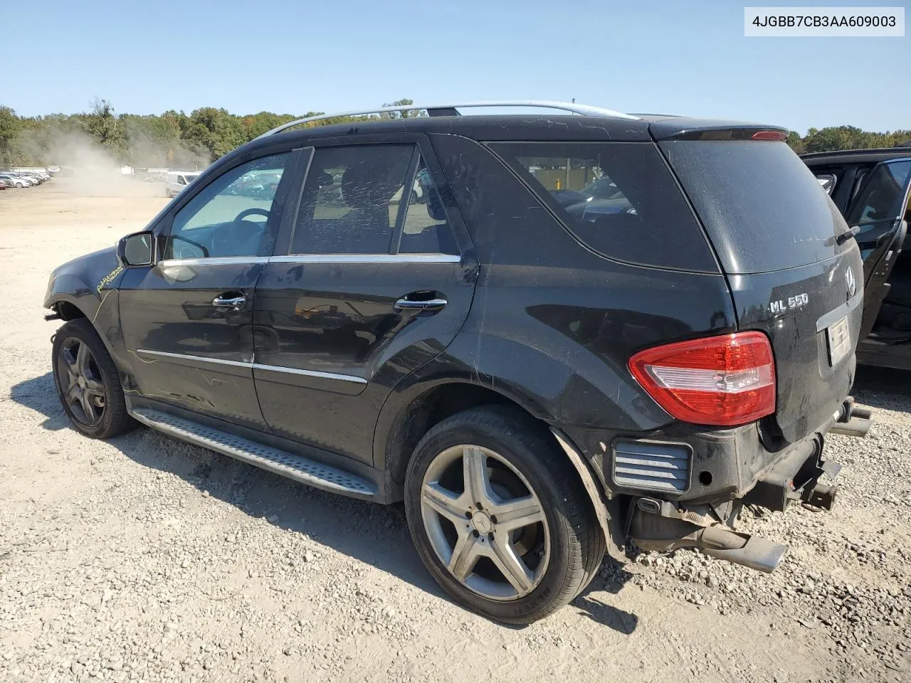 2010 Mercedes-Benz Ml 550 4Matic VIN: 4JGBB7CB3AA609003 Lot: 75758754