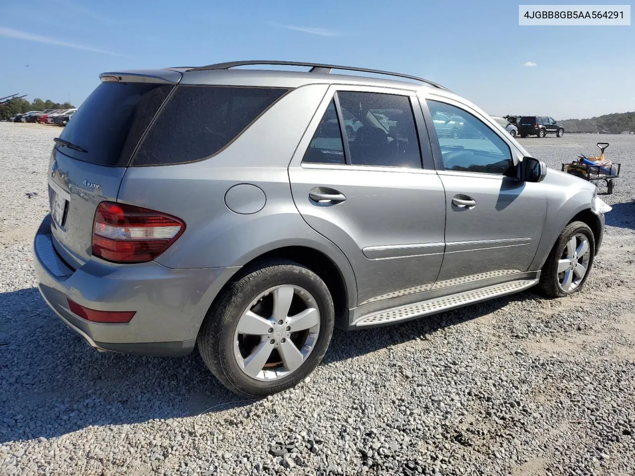 2010 Mercedes-Benz Ml 350 4Matic VIN: 4JGBB8GB5AA564291 Lot: 77800794