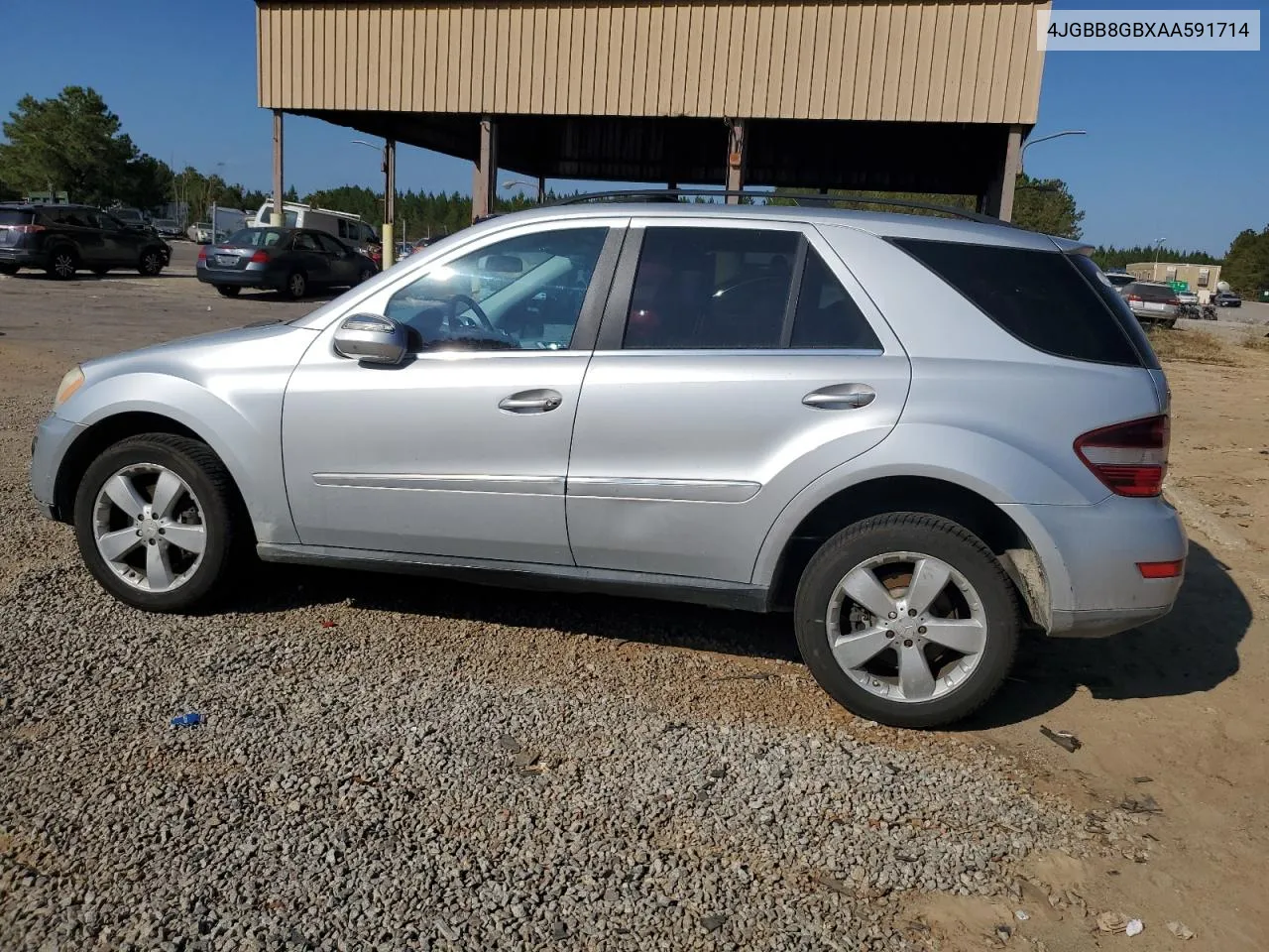 2010 Mercedes-Benz Ml 350 4Matic VIN: 4JGBB8GBXAA591714 Lot: 77935154