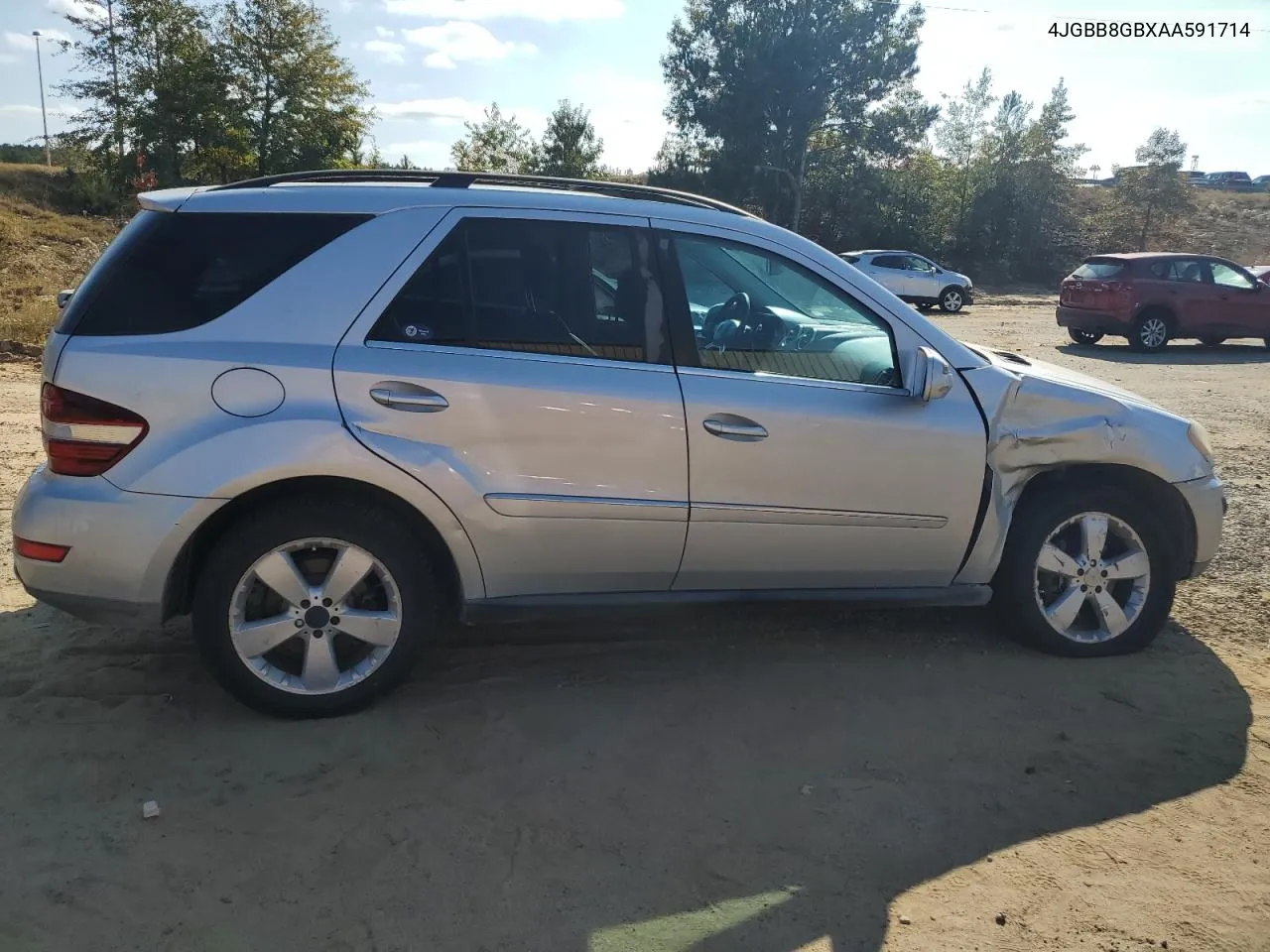 2010 Mercedes-Benz Ml 350 4Matic VIN: 4JGBB8GBXAA591714 Lot: 77935154