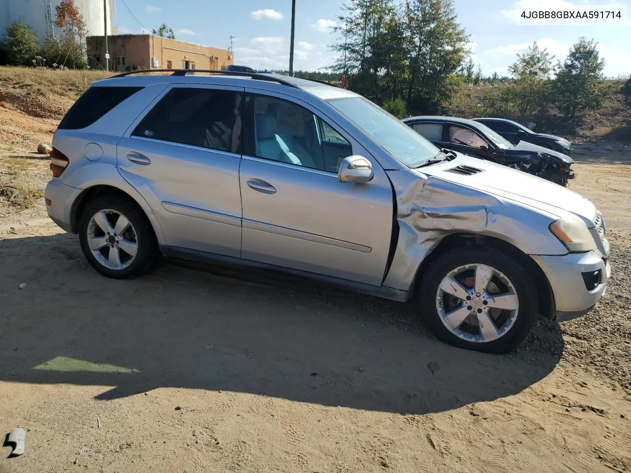 2010 Mercedes-Benz Ml 350 4Matic VIN: 4JGBB8GBXAA591714 Lot: 77935154