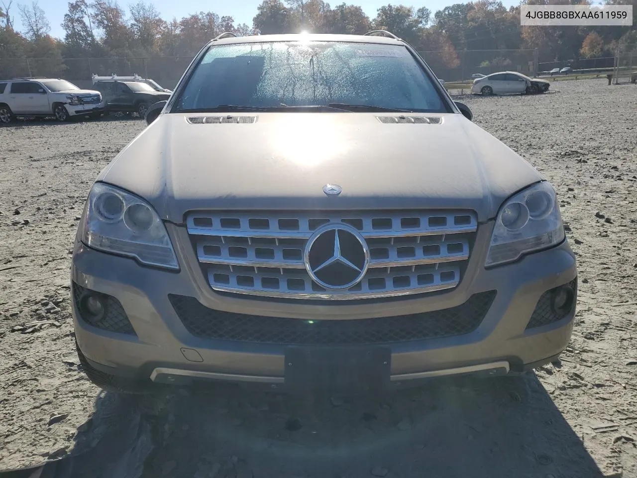 2010 Mercedes-Benz Ml 350 4Matic VIN: 4JGBB8GBXAA611959 Lot: 78399914