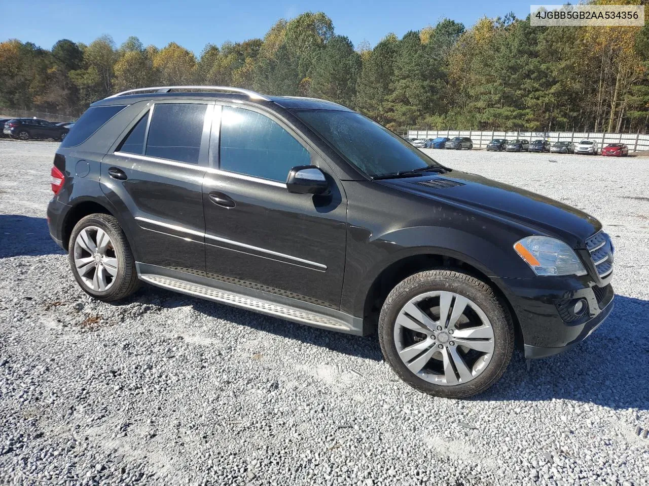 2010 Mercedes-Benz Ml 350 VIN: 4JGBB5GB2AA534356 Lot: 79514864