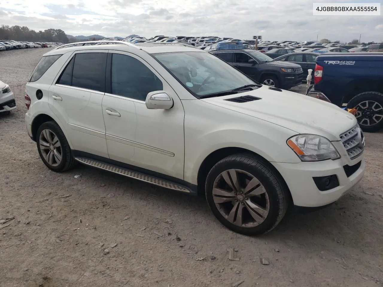 2010 Mercedes-Benz Ml 350 4Matic VIN: 4JGBB8GBXAA555554 Lot: 79772104