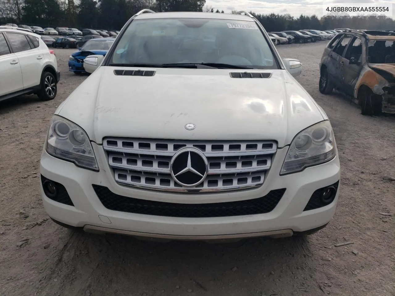 2010 Mercedes-Benz Ml 350 4Matic VIN: 4JGBB8GBXAA555554 Lot: 79772104