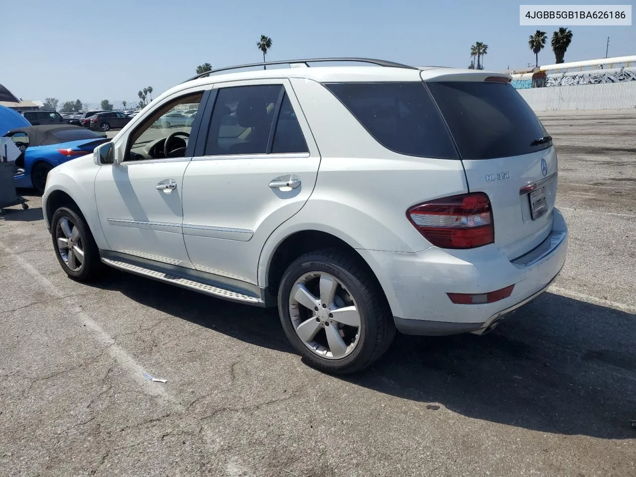 2011 Mercedes-Benz Ml 350 VIN: 4JGBB5GB1BA626186 Lot: 53468204