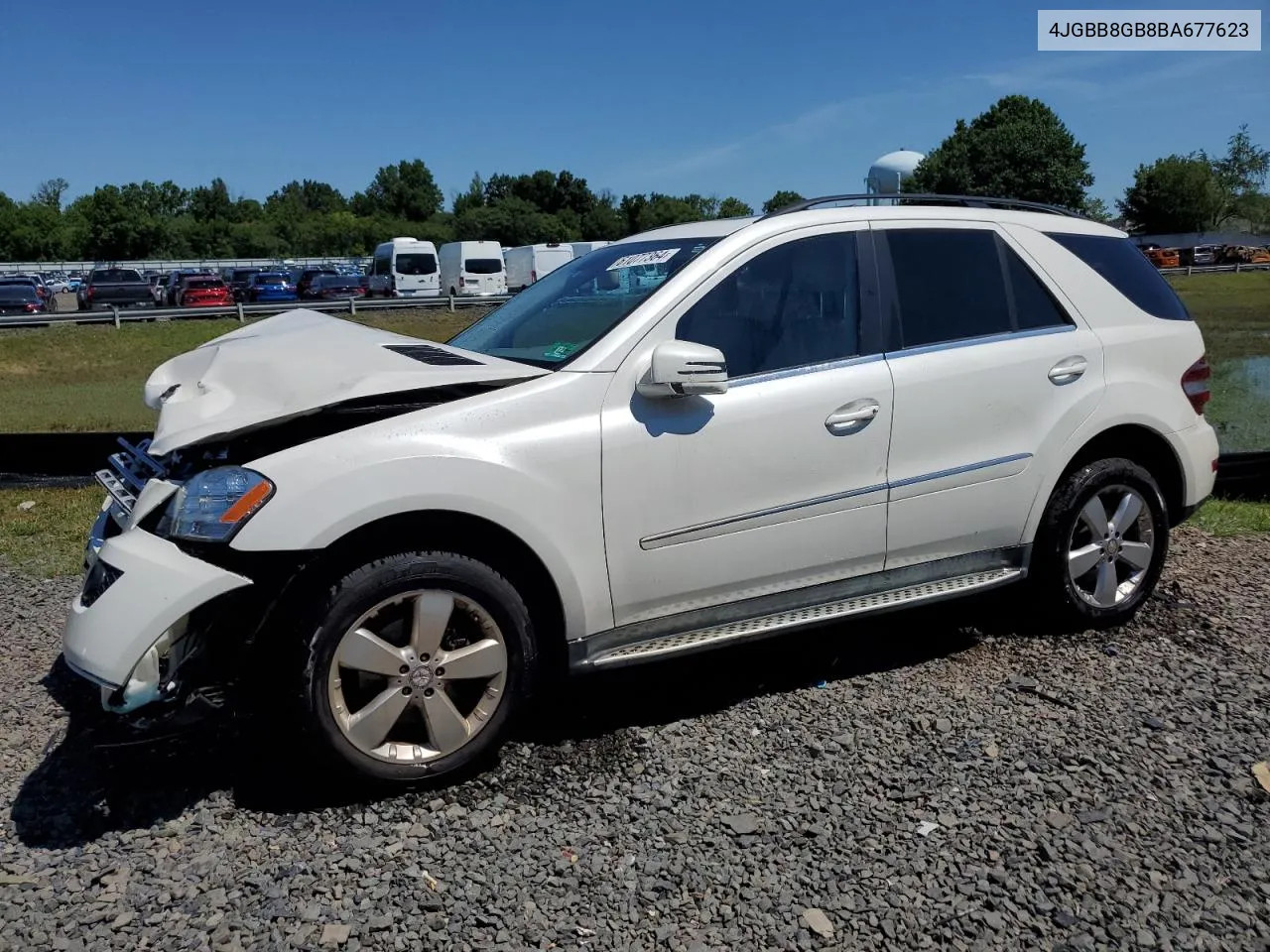 2011 Mercedes-Benz Ml 350 4Matic VIN: 4JGBB8GB8BA677623 Lot: 61077364