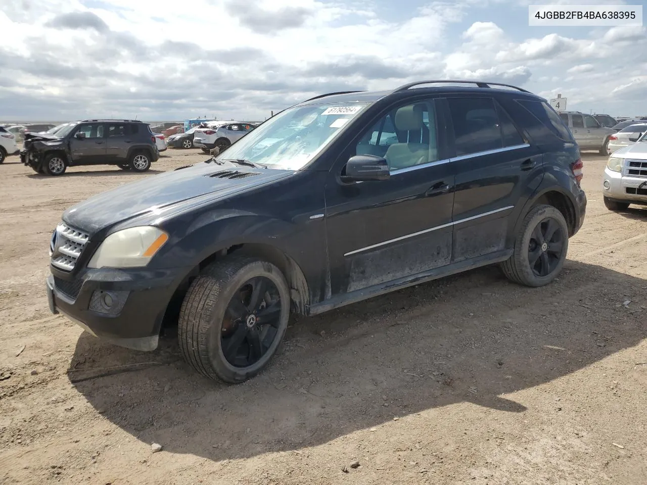 2011 Mercedes-Benz Ml 350 Bluetec VIN: 4JGBB2FB4BA638395 Lot: 61792564