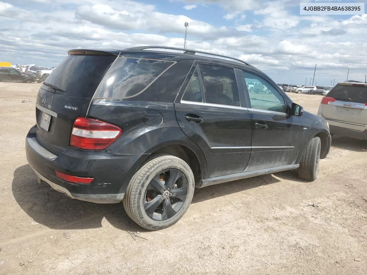 2011 Mercedes-Benz Ml 350 Bluetec VIN: 4JGBB2FB4BA638395 Lot: 61792564