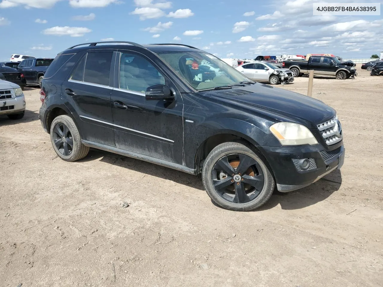 2011 Mercedes-Benz Ml 350 Bluetec VIN: 4JGBB2FB4BA638395 Lot: 61792564