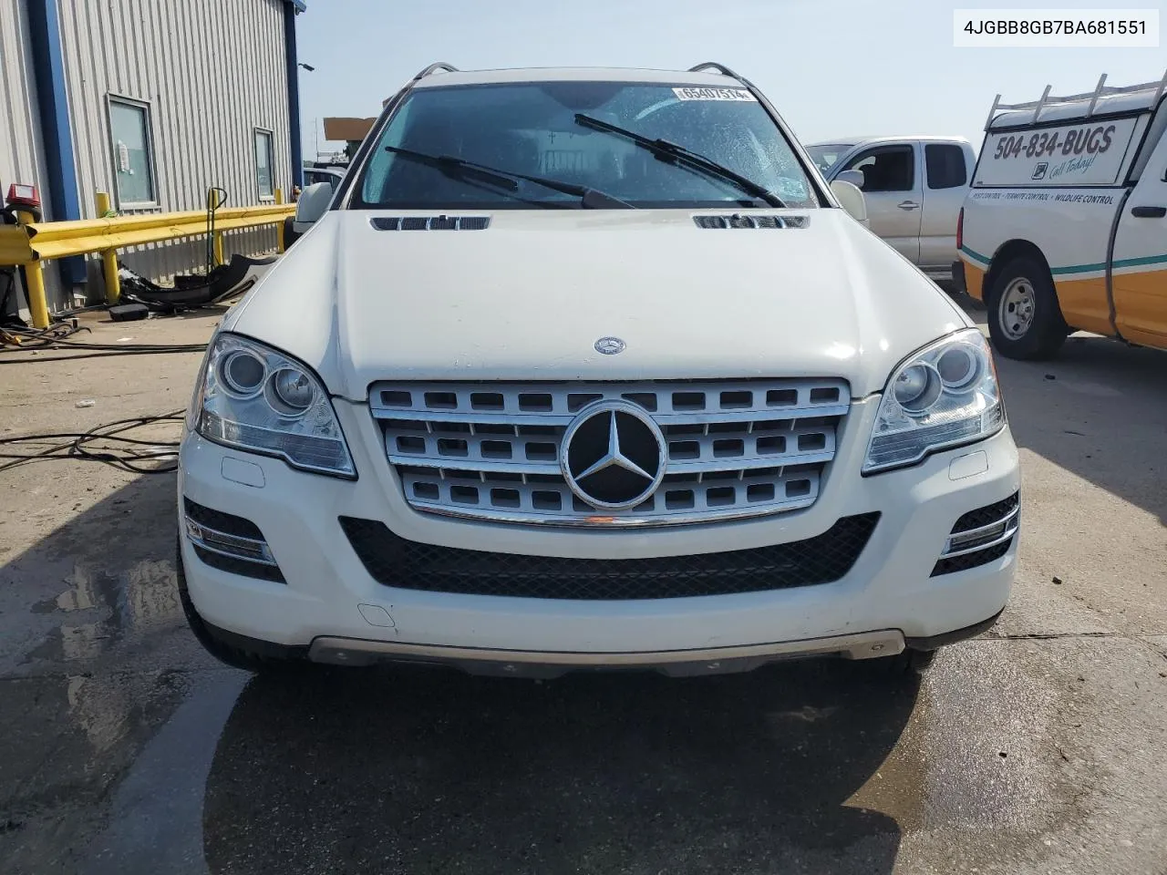 2011 Mercedes-Benz Ml 350 4Matic VIN: 4JGBB8GB7BA681551 Lot: 65407514