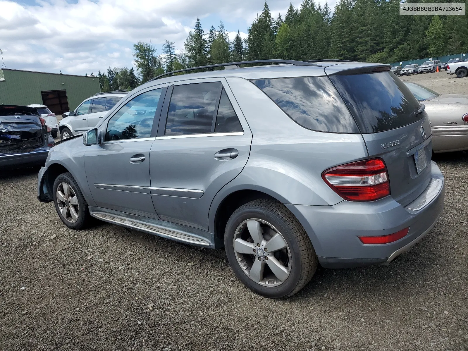 2011 Mercedes-Benz Ml 350 4Matic VIN: 4JGBB8GB9BA723654 Lot: 67551084