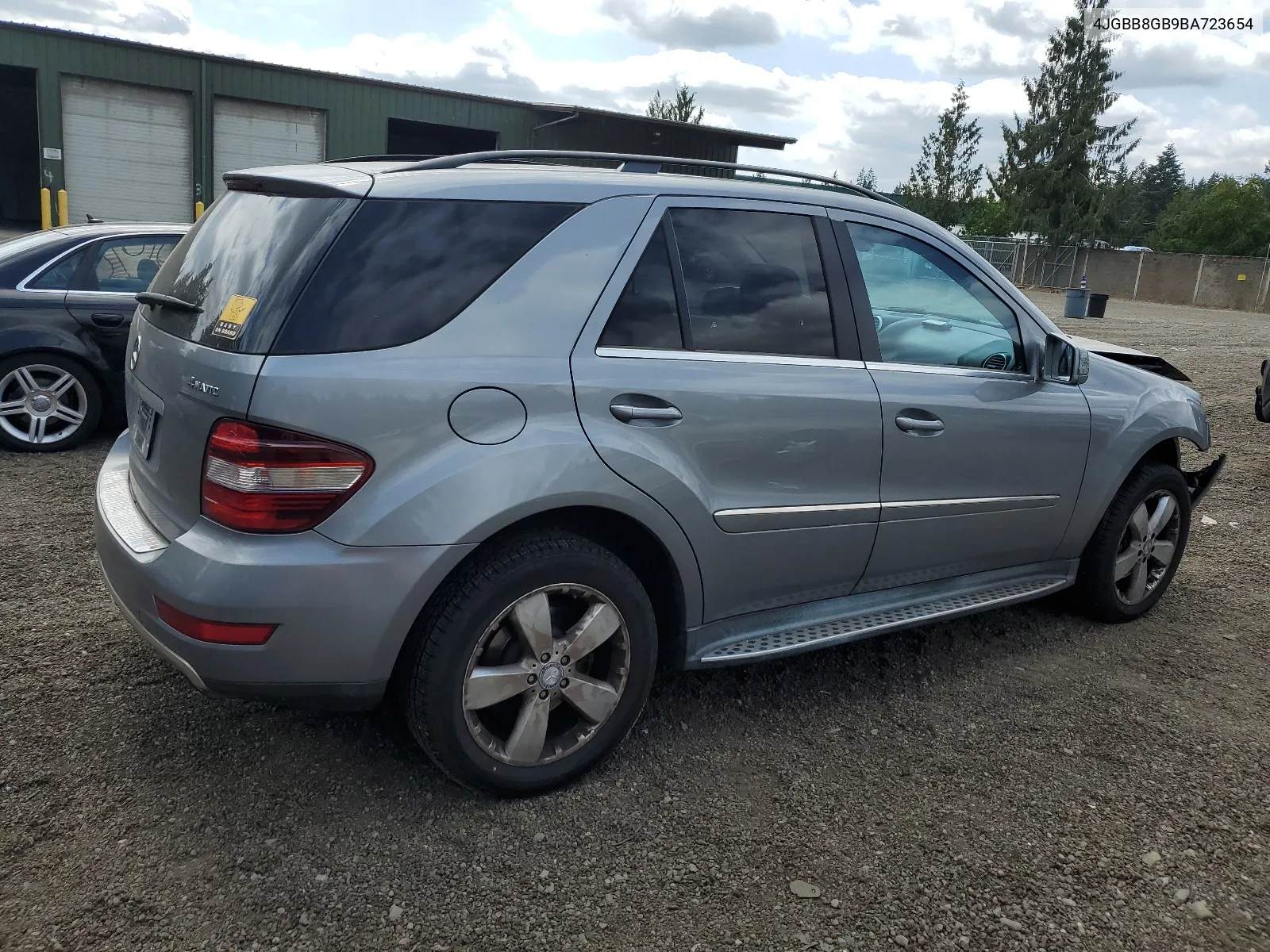 2011 Mercedes-Benz Ml 350 4Matic VIN: 4JGBB8GB9BA723654 Lot: 67551084