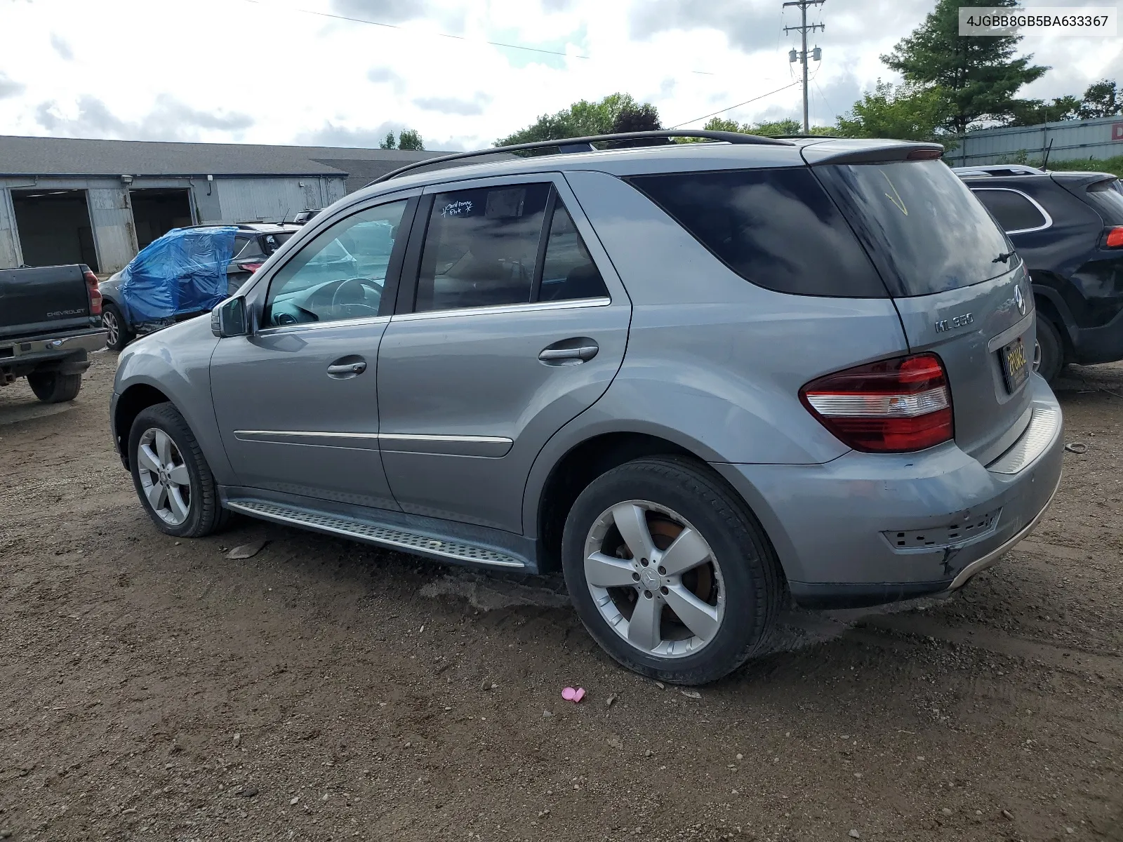 2011 Mercedes-Benz Ml 350 4Matic VIN: 4JGBB8GB5BA633367 Lot: 67681984