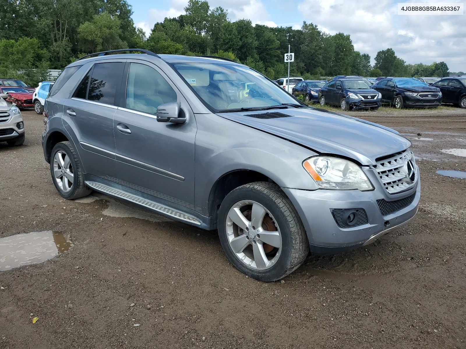 2011 Mercedes-Benz Ml 350 4Matic VIN: 4JGBB8GB5BA633367 Lot: 67681984