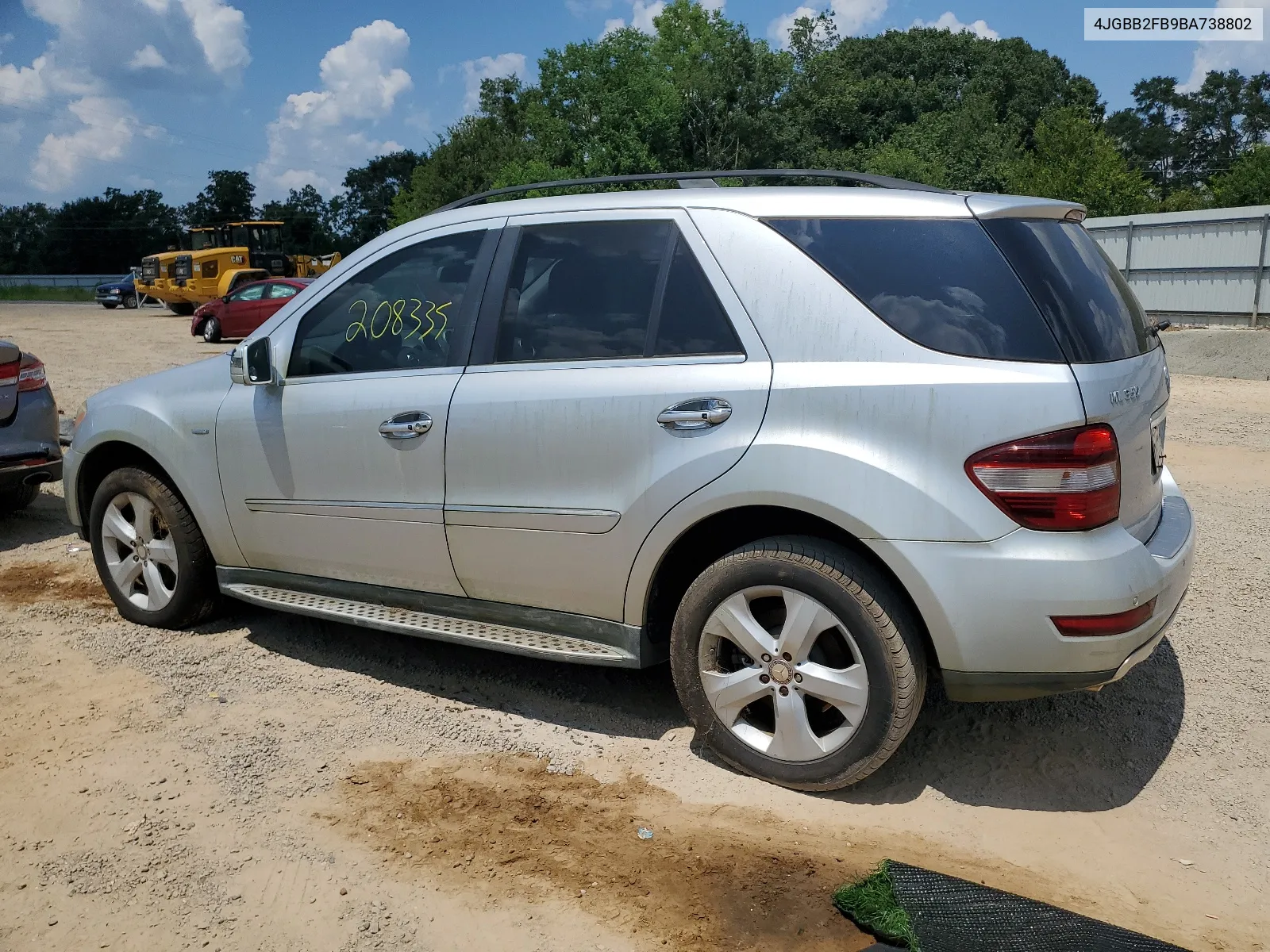 2011 Mercedes-Benz Ml 350 Bluetec VIN: 4JGBB2FB9BA738802 Lot: 68142324