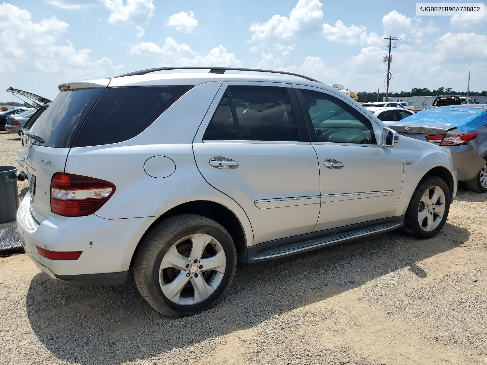 2011 Mercedes-Benz Ml 350 Bluetec VIN: 4JGBB2FB9BA738802 Lot: 68142324