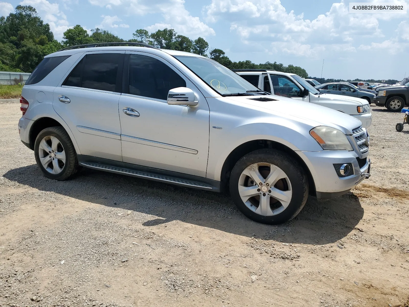 2011 Mercedes-Benz Ml 350 Bluetec VIN: 4JGBB2FB9BA738802 Lot: 68142324