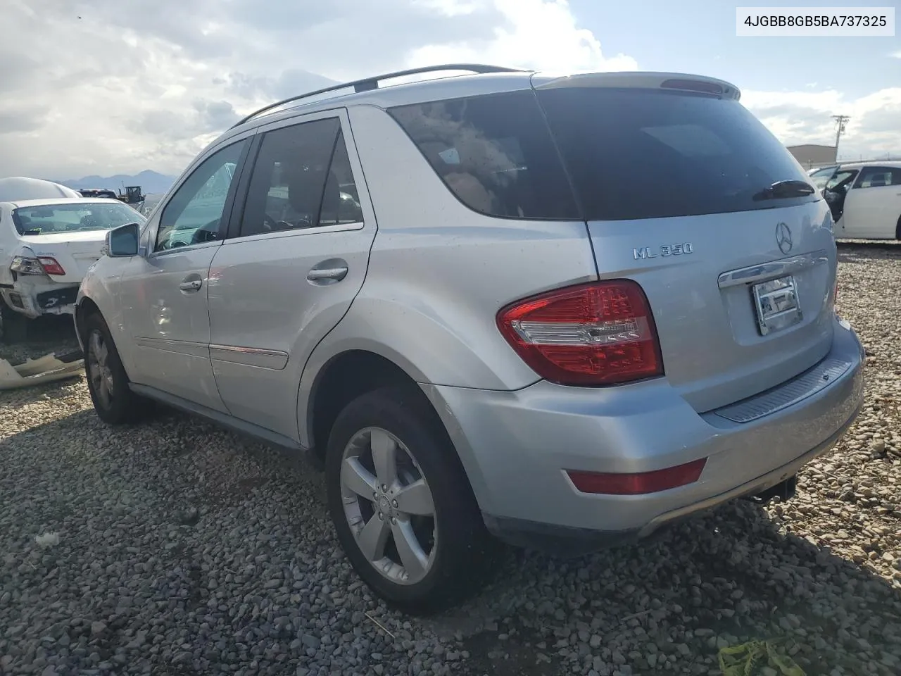 2011 Mercedes-Benz Ml 350 4Matic VIN: 4JGBB8GB5BA737325 Lot: 68325274