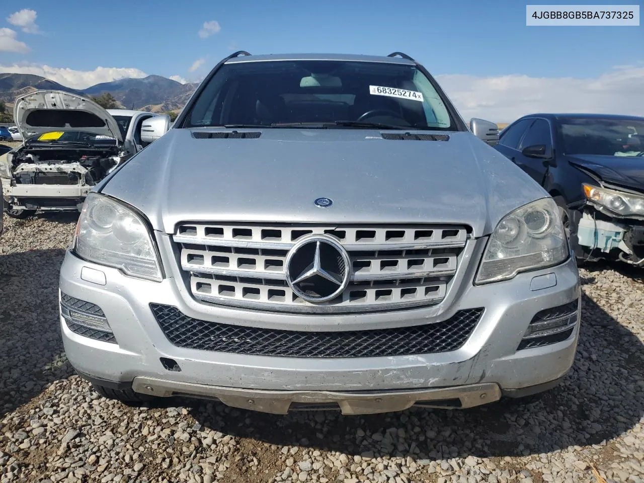 2011 Mercedes-Benz Ml 350 4Matic VIN: 4JGBB8GB5BA737325 Lot: 68325274