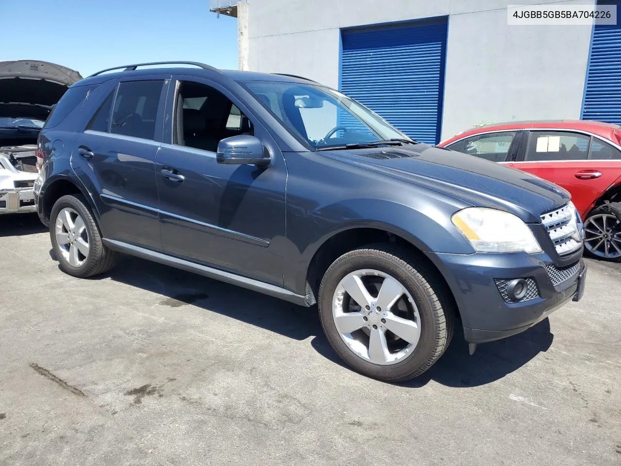 2011 Mercedes-Benz Ml 350 VIN: 4JGBB5GB5BA704226 Lot: 68375344